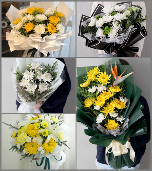 贵州安顺关岭县龙潭街道文秀村白事花束代送